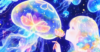 幻想クラゲアート