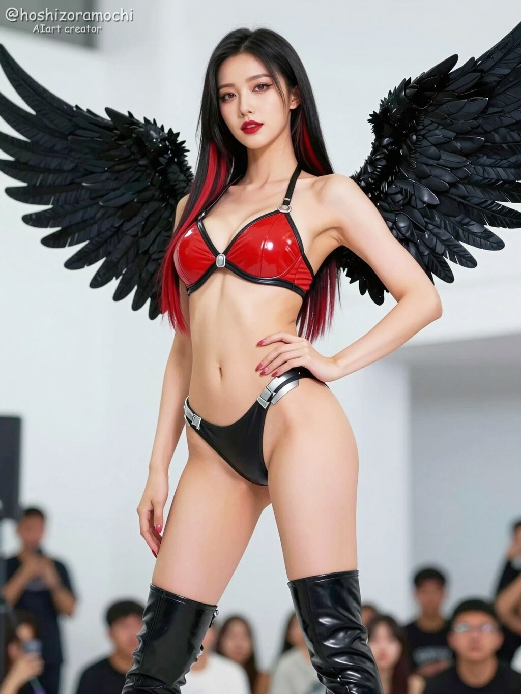 同人誌即売会のコスプレイヤー