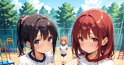 体操服少女におっぱいを見せてもらった(7)