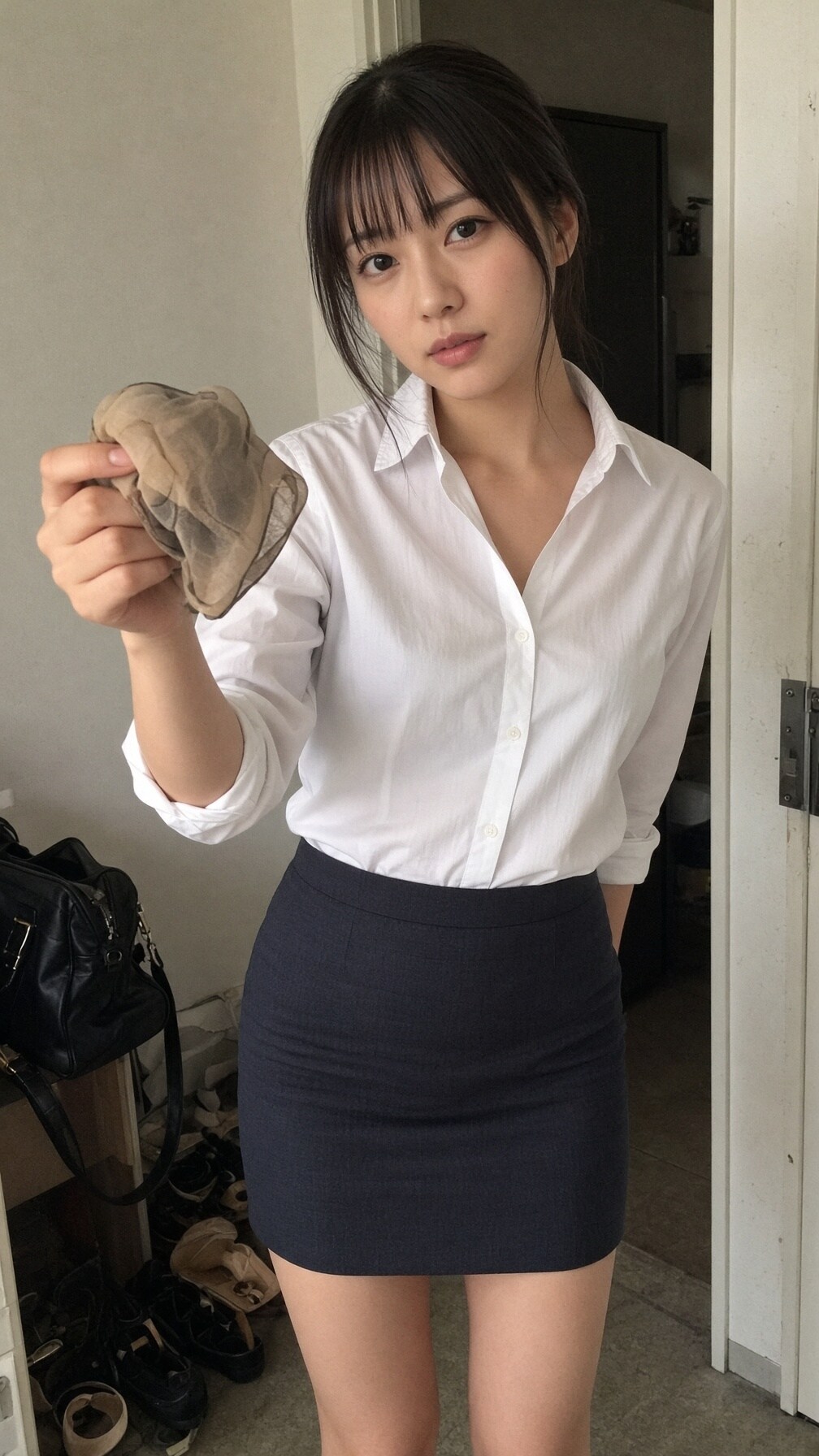 蒸れてますけどどうぞ