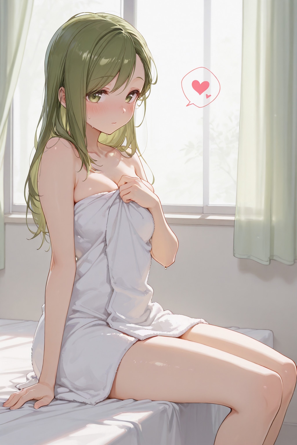 七草は〇き｜お風呂上りにエッチ
