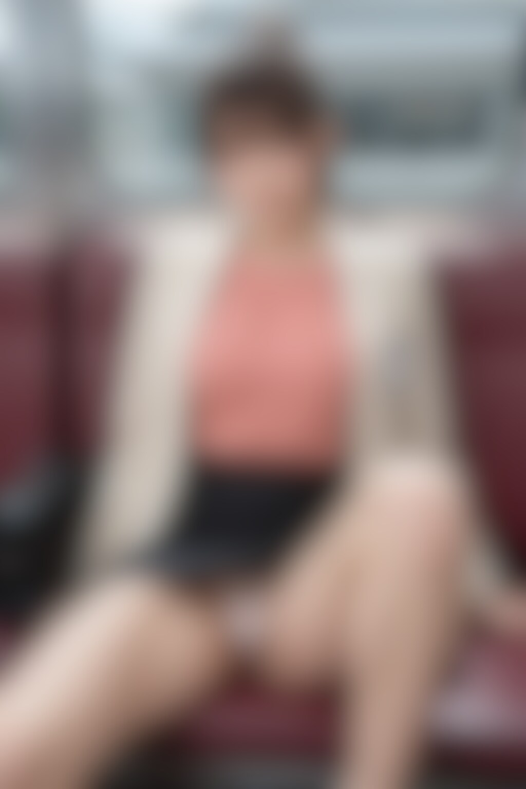 4枚:電車でパンチラ