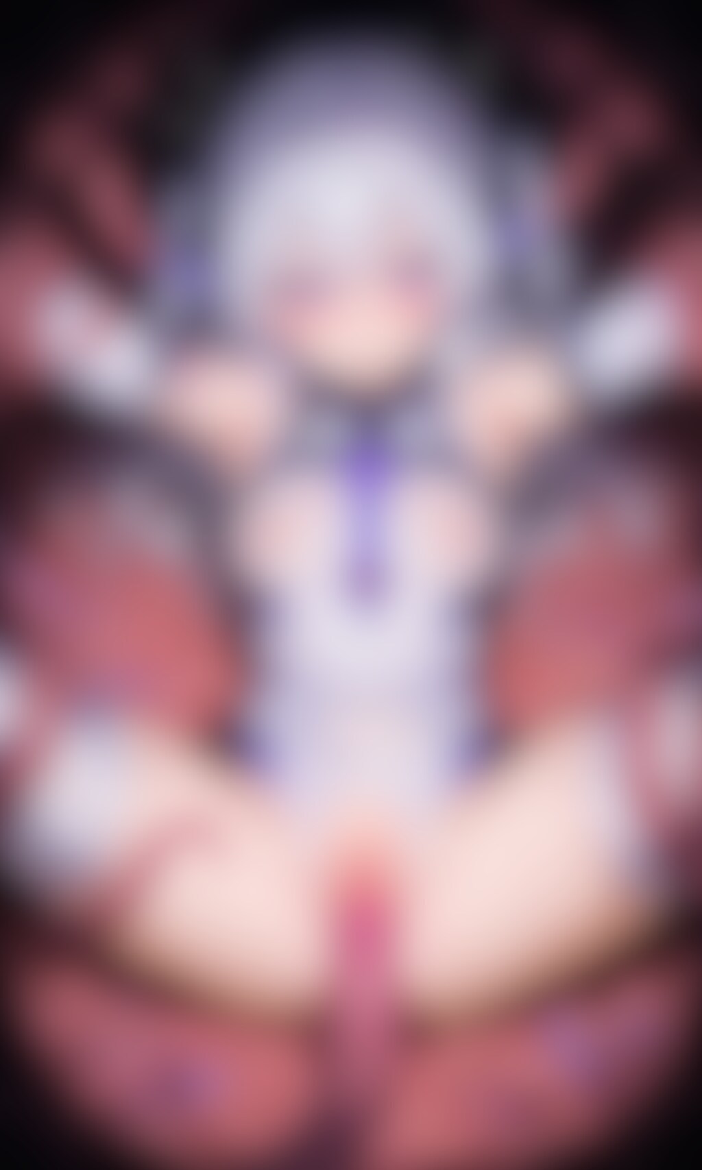 触手に襲われて