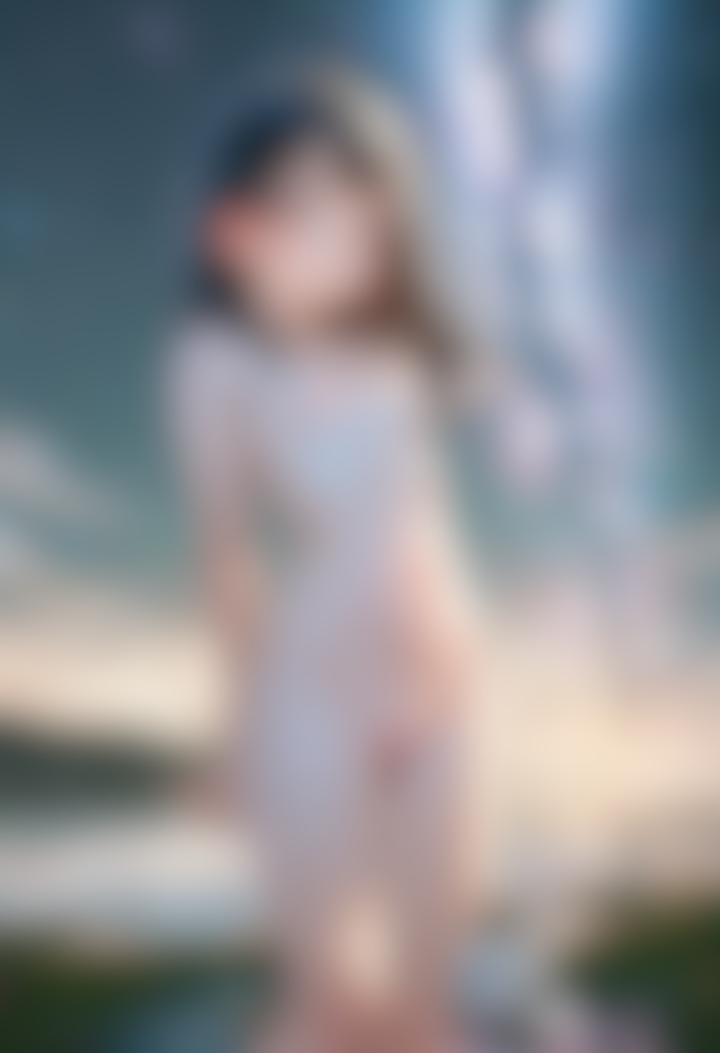 支援者限定、星河にふれる少女