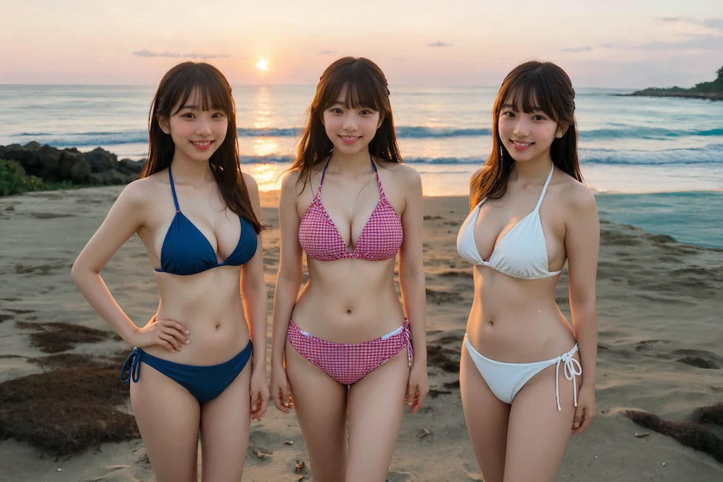 ビキニ3人組
