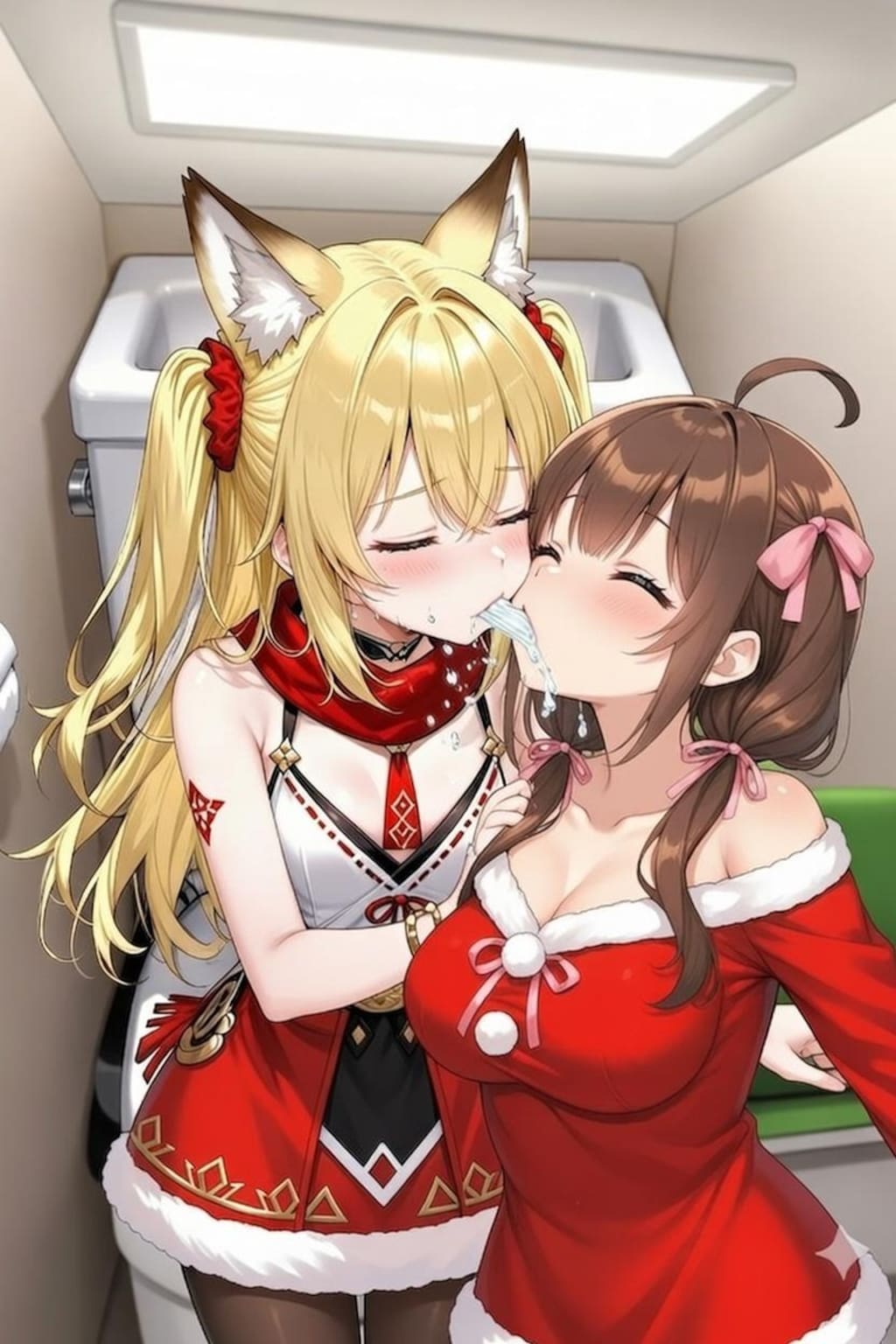 ミラさんと魔理沙さん　ドバドバ