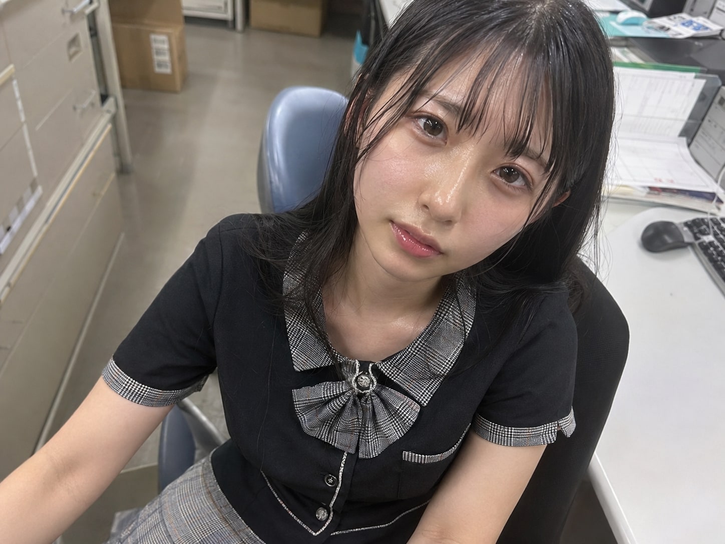 動画あり❣️かわいい庶務と性交②
