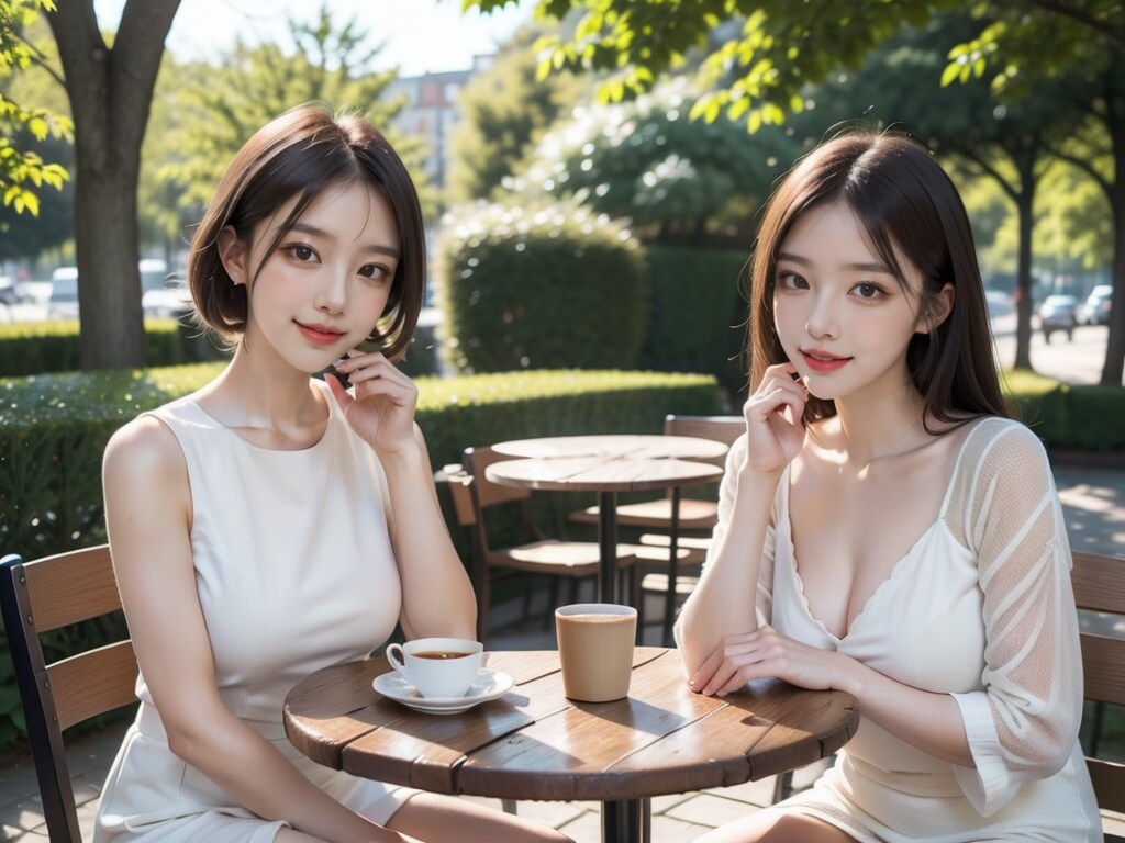 午後のカフェテラス