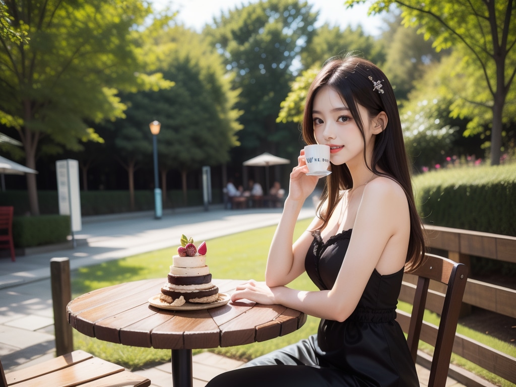 午後のカフェテラス