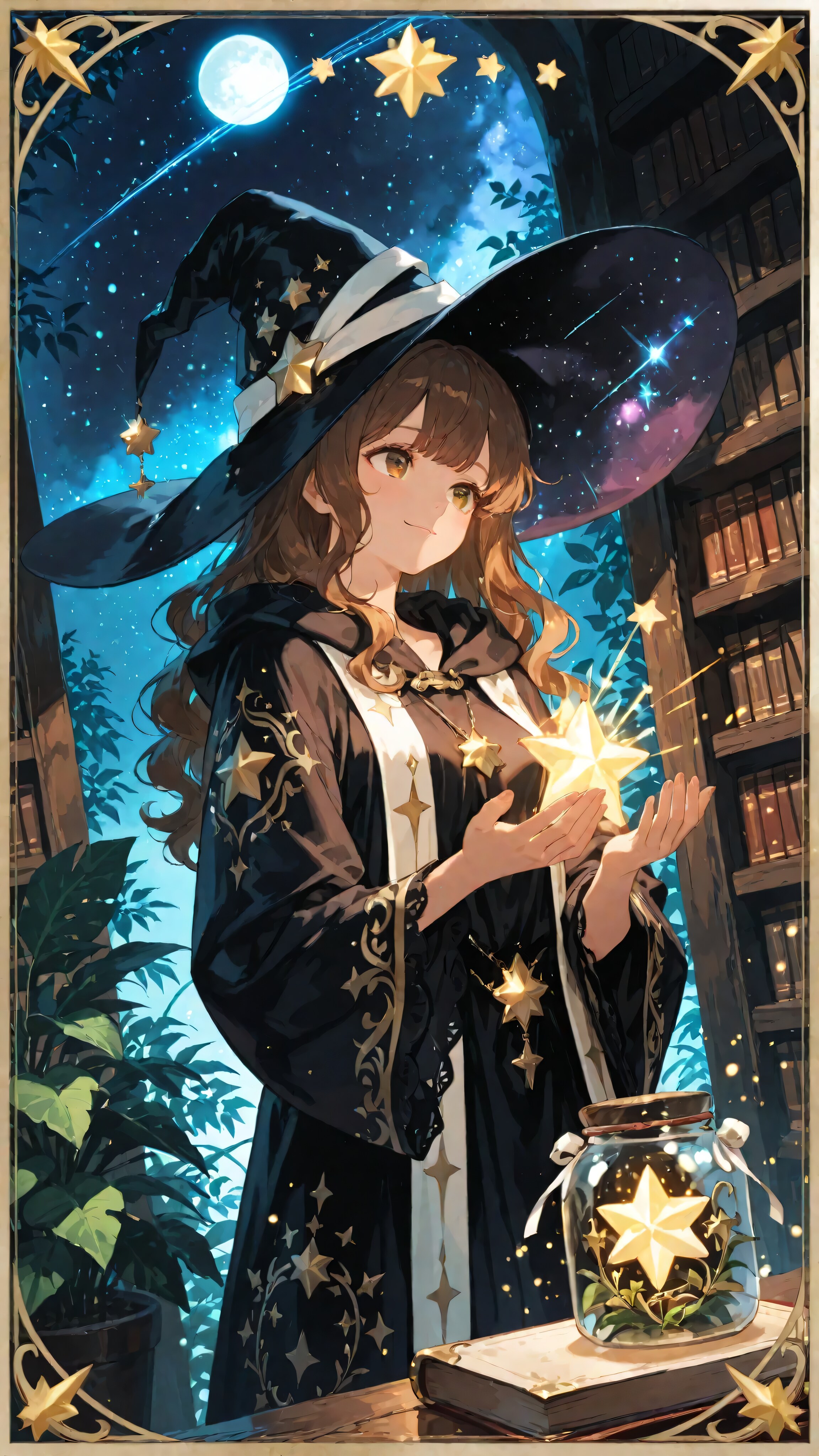 星降る書斎の魔女 - 新作生成解説