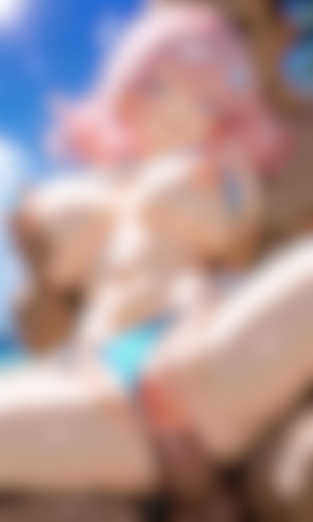 水着で激しく