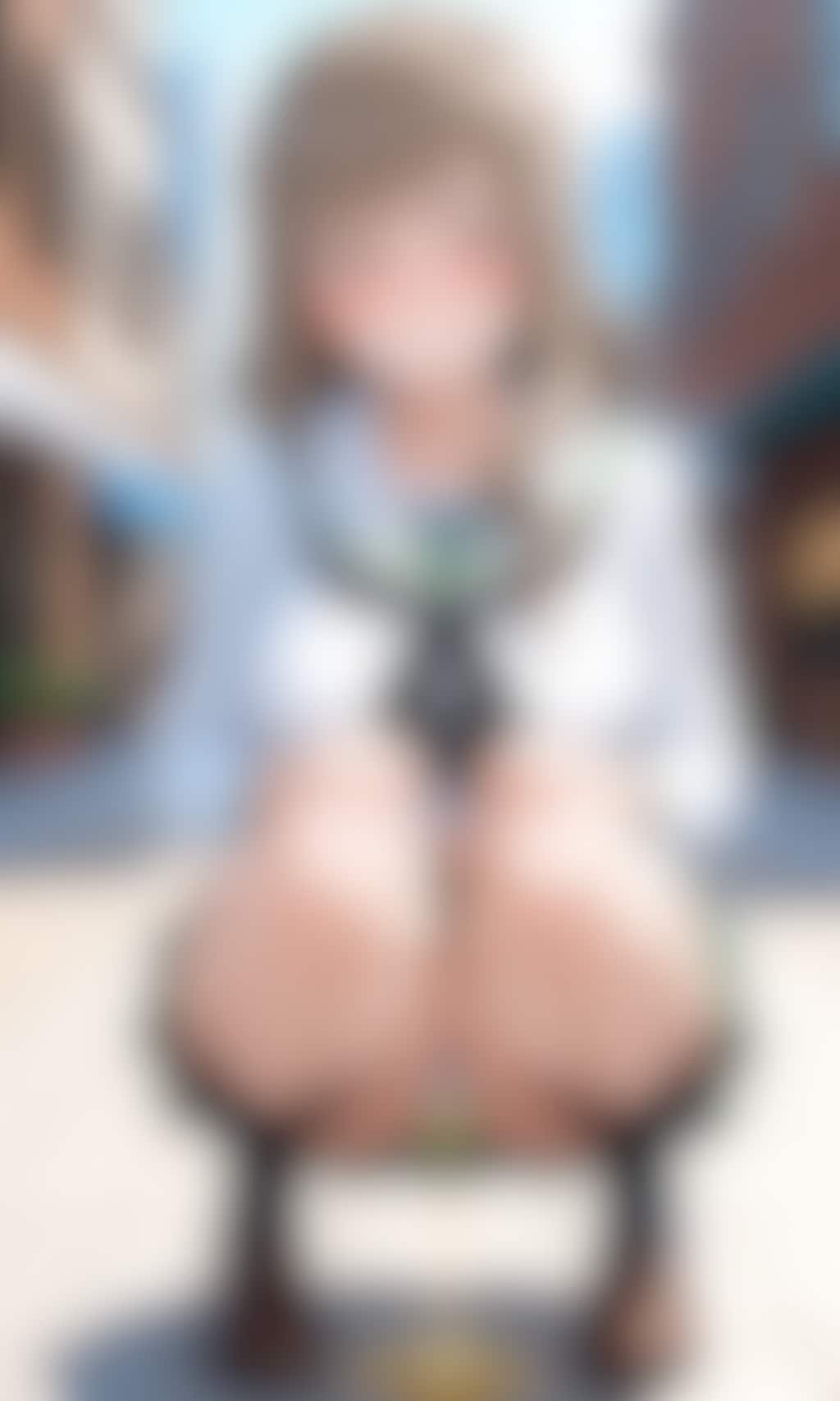 おしっこお漏らしチャレンジ【島〇千代】(制服)