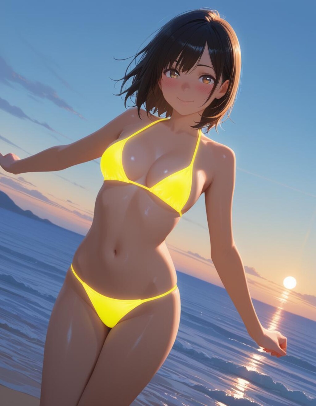 ネオンカラー水着集