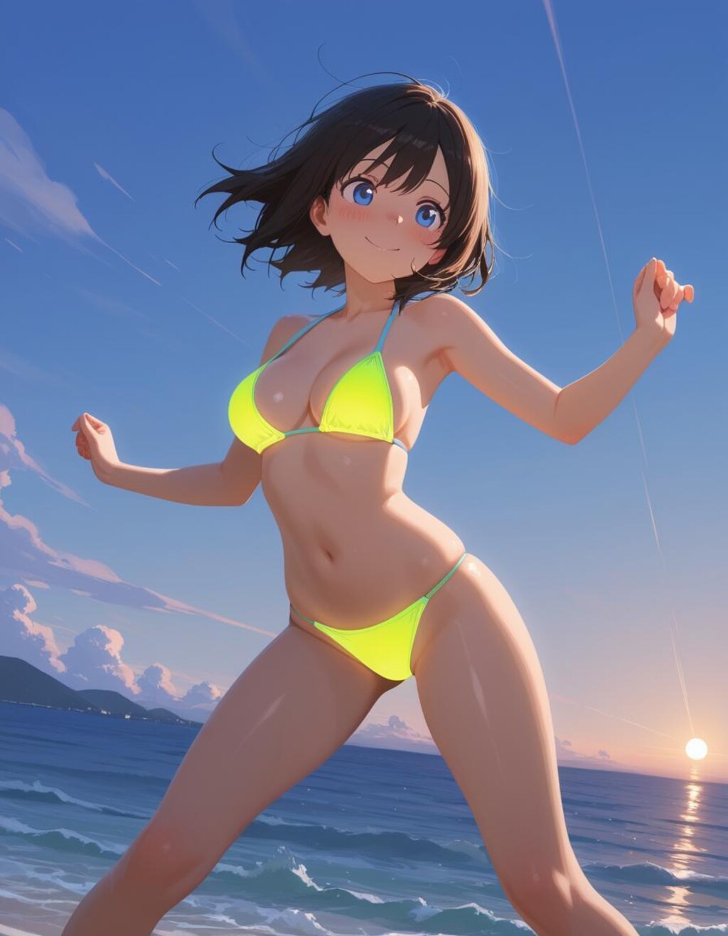 ネオンカラー水着集