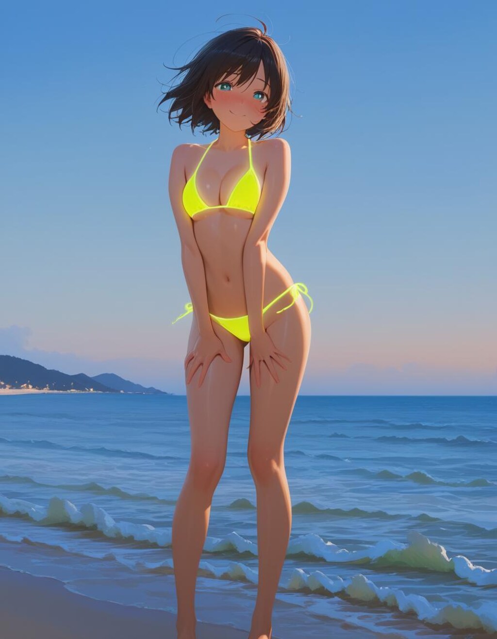 ネオンカラー水着集