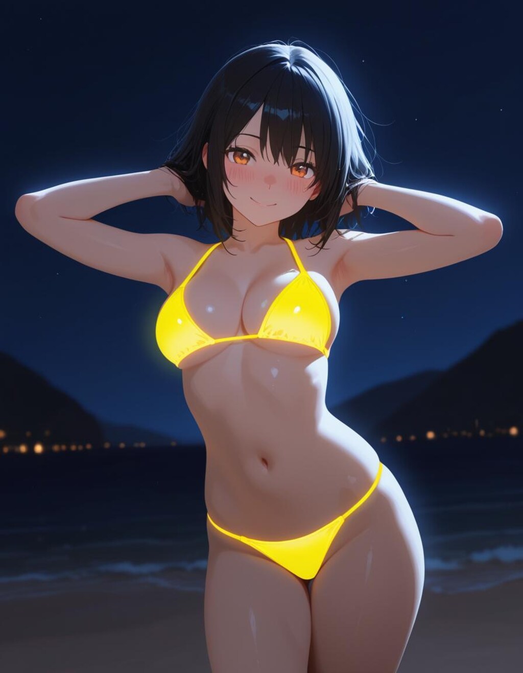 ネオンカラー水着集