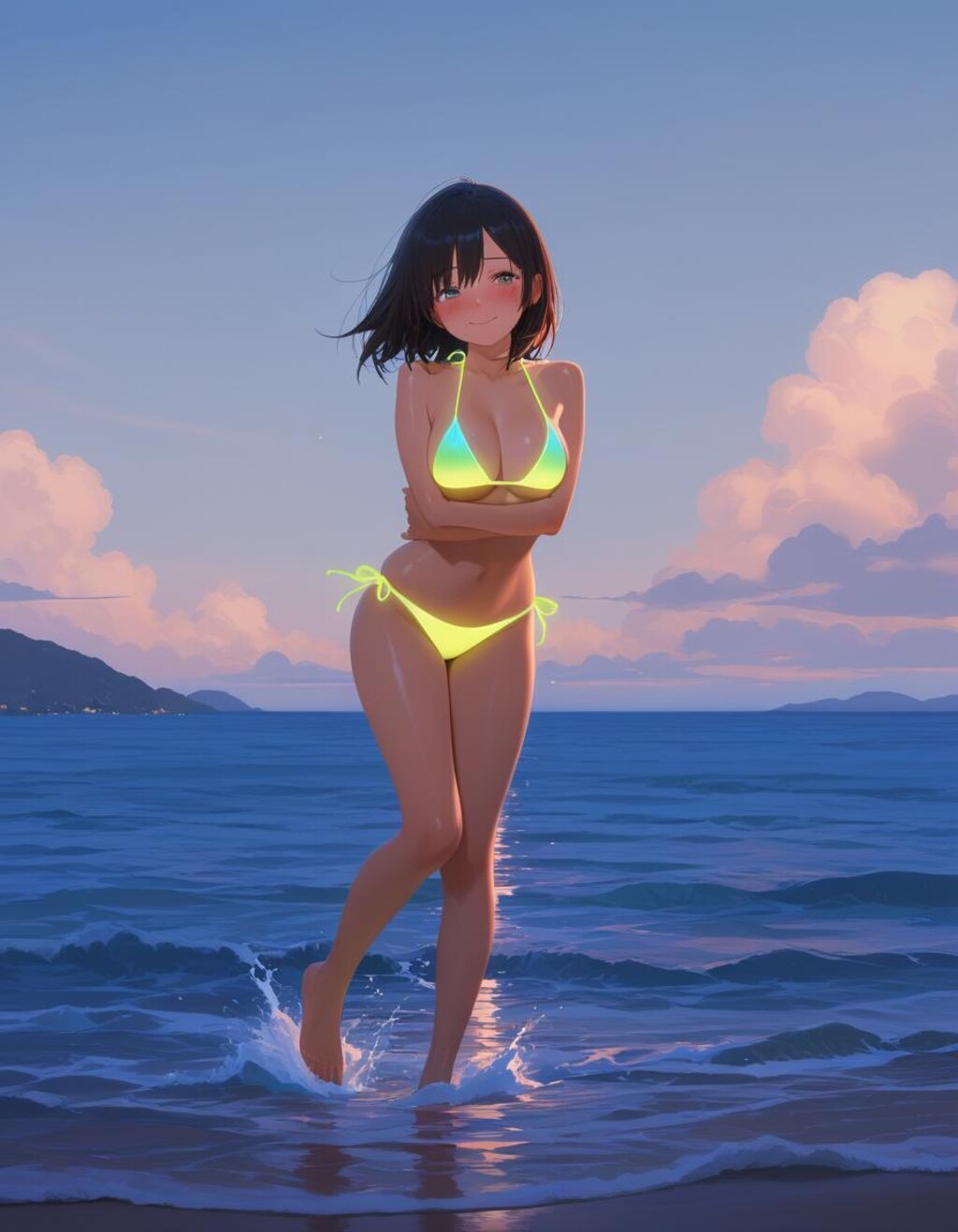 ネオンカラー水着集