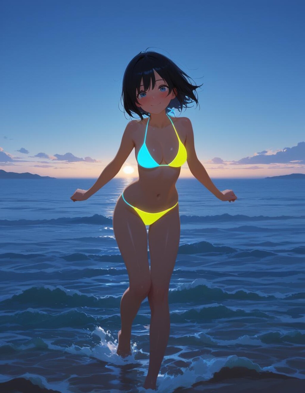 ネオンカラー水着集