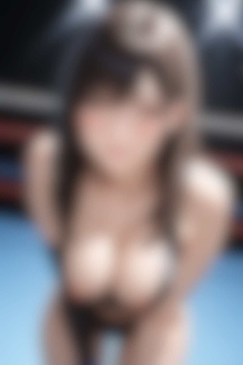 ３枚:女子プロレスラーの胸チラ