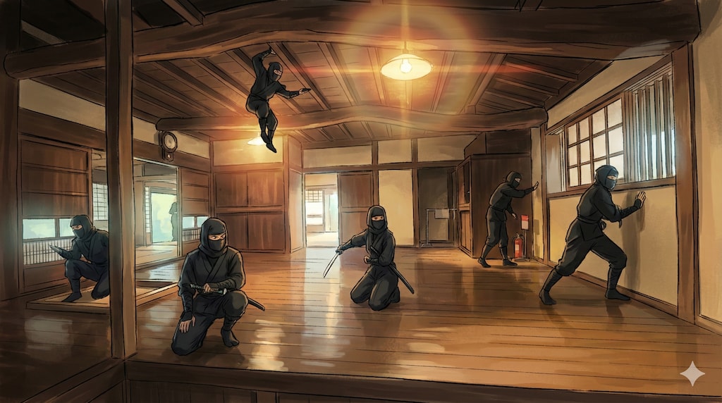 暁村の住宅と町並み