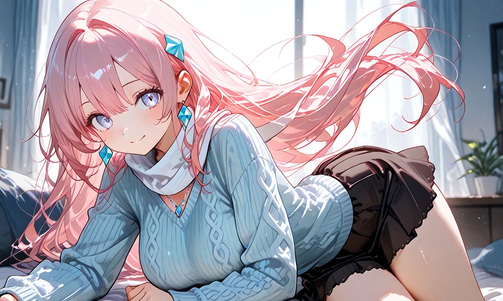 マフラー女子
