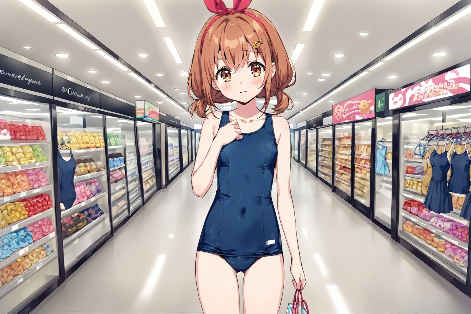 テストで作ったスク水モール画像ー
