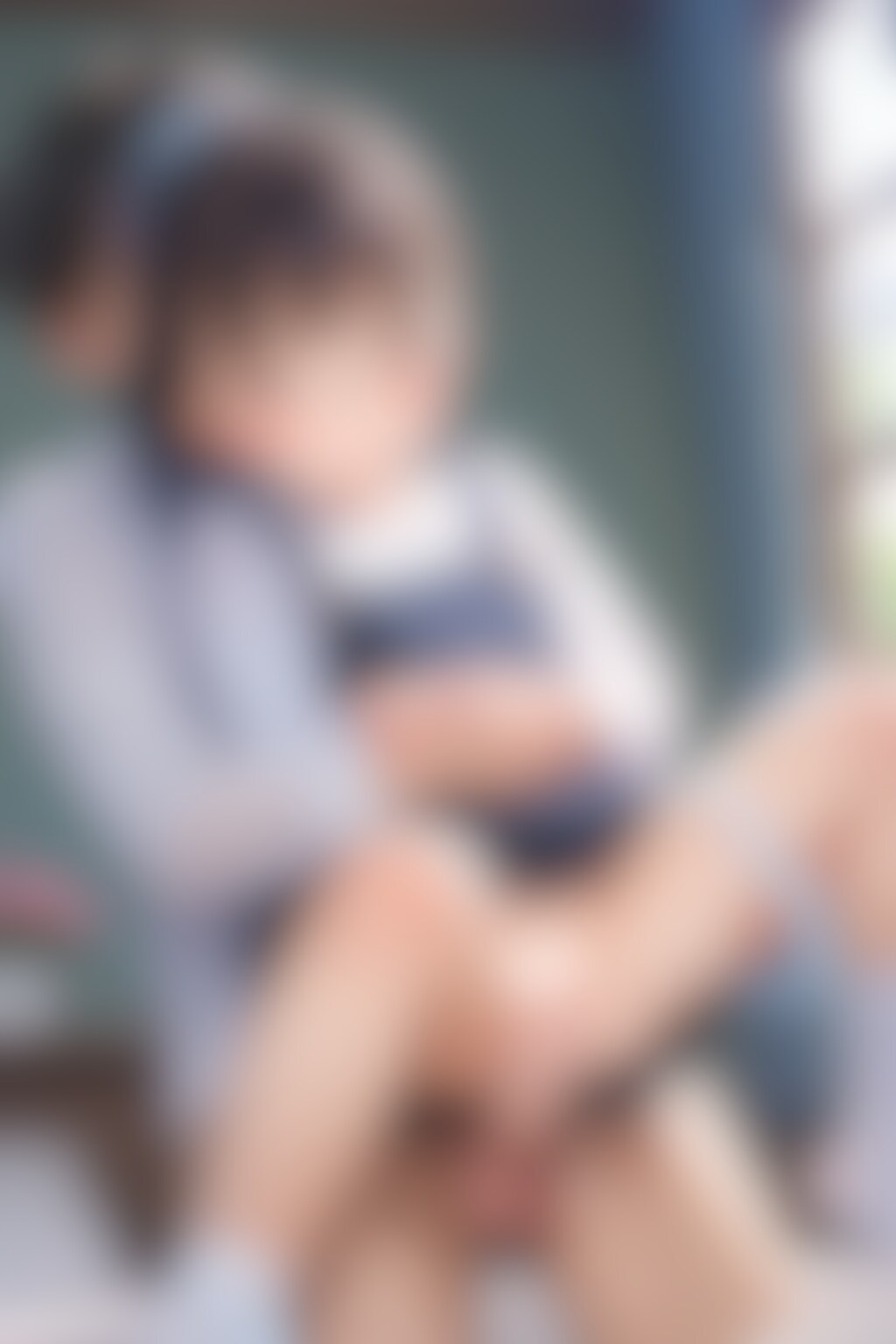 ジャンスカ眼鏡〇リJ〇ちゃんたちに逆駅弁で中〇し（6枚）