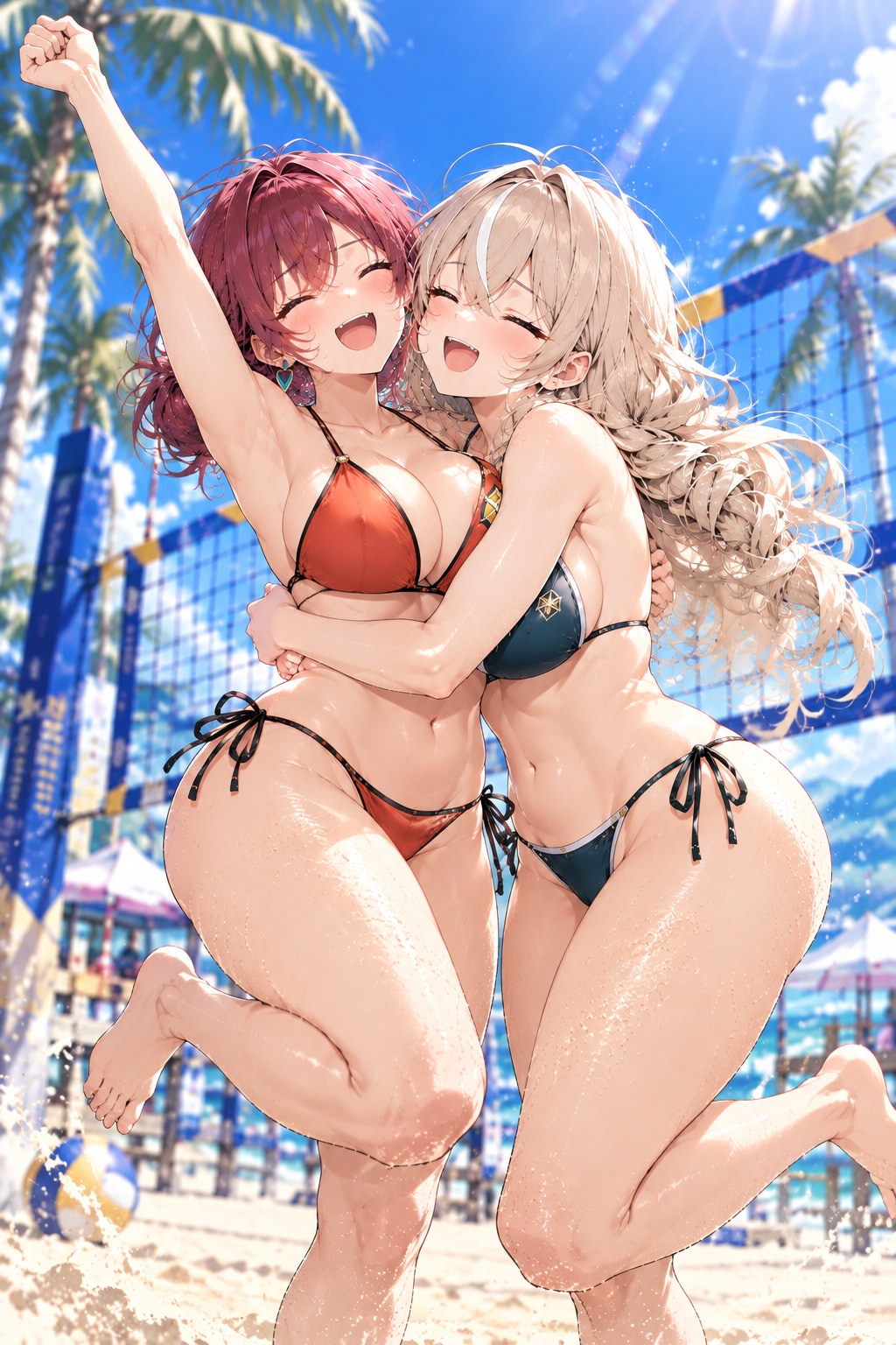 同期組ビーチバレー