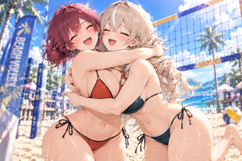 同期組ビーチバレー