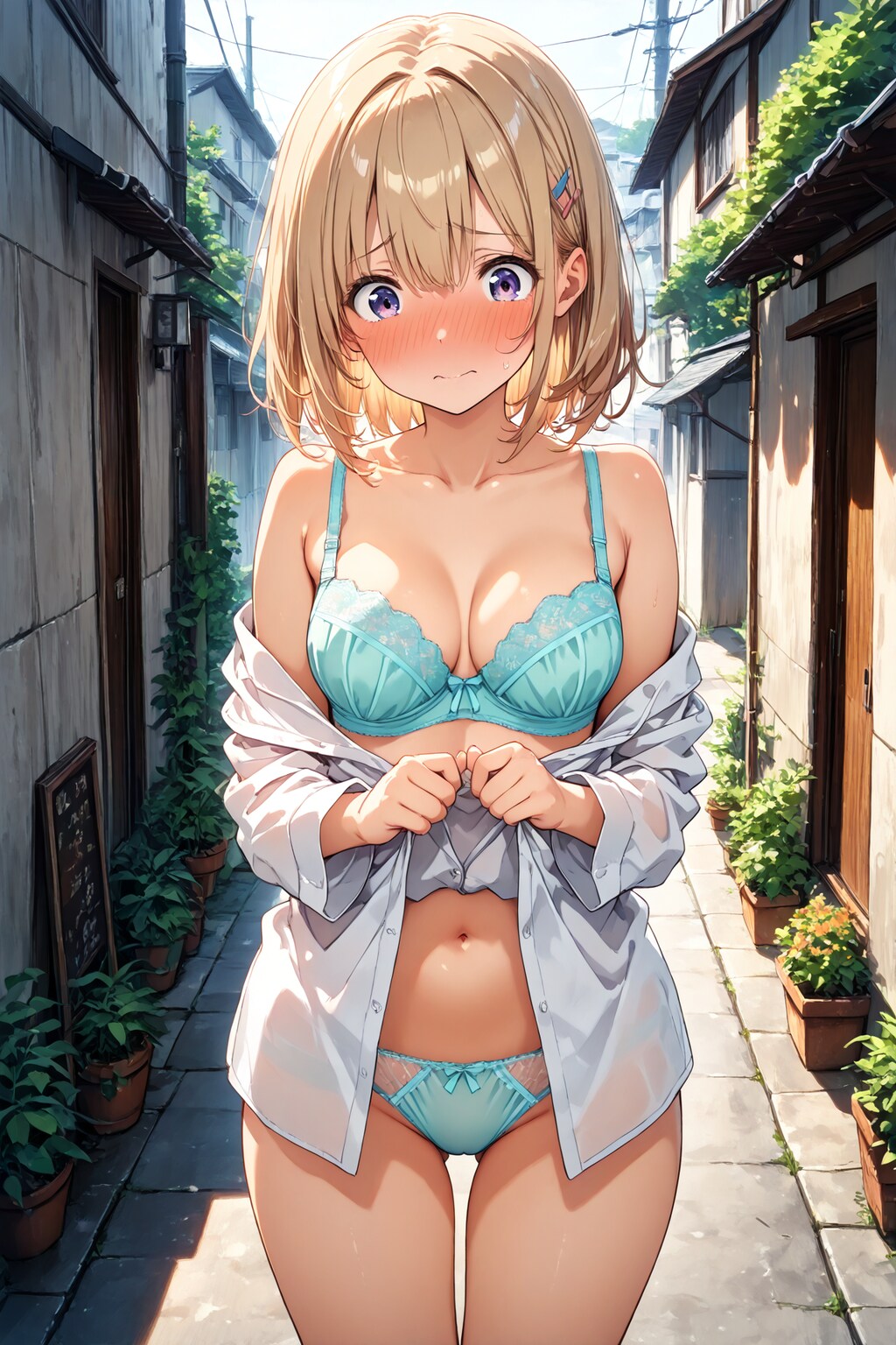 彼女に野外露出させてみた(9)
