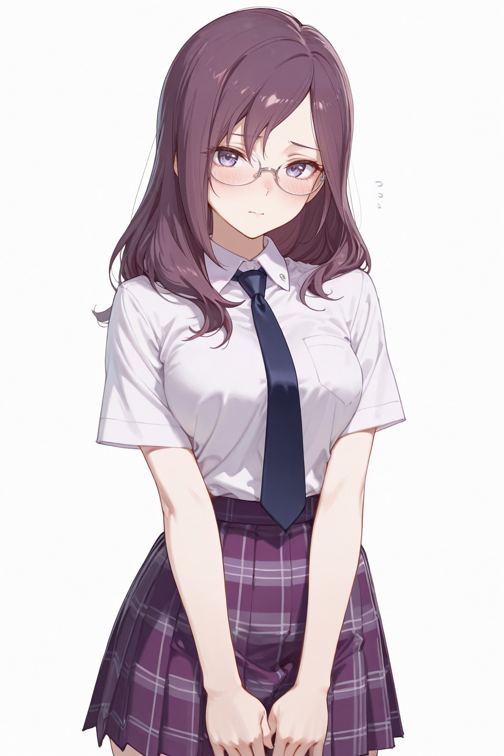 八神マキノ｜制服パンチラ