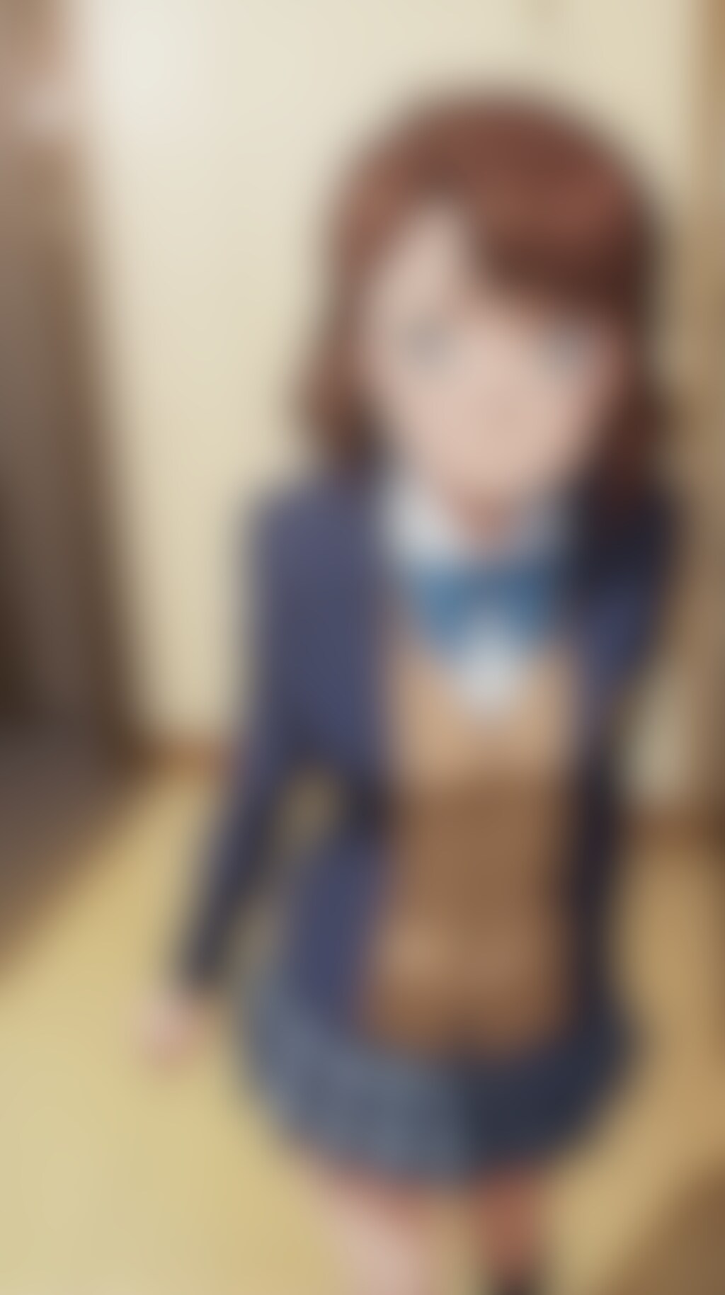 【栗田ゆう子】ブレザーパンチラ【Yuko Kurita】