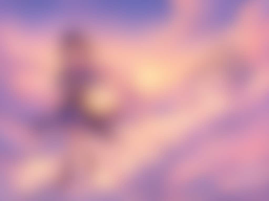 雲の道を歩く見習い配達員