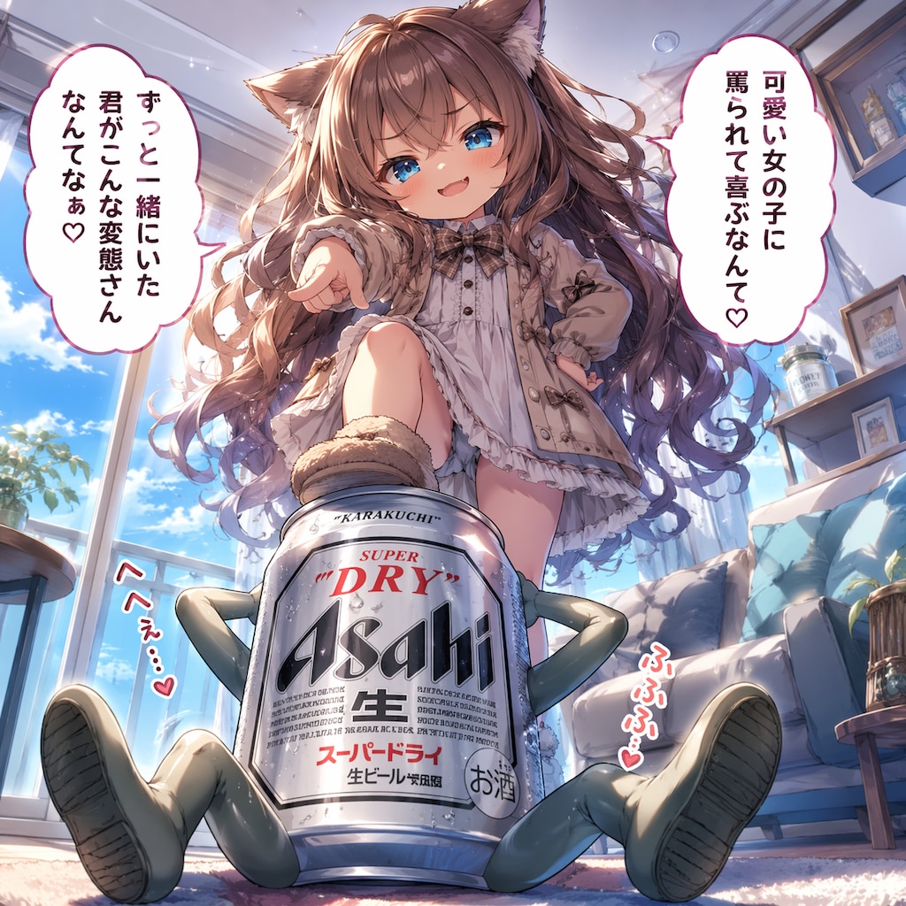 罵倒する小さな女の子