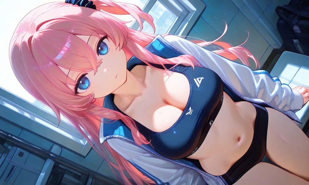 サイドテールの少女