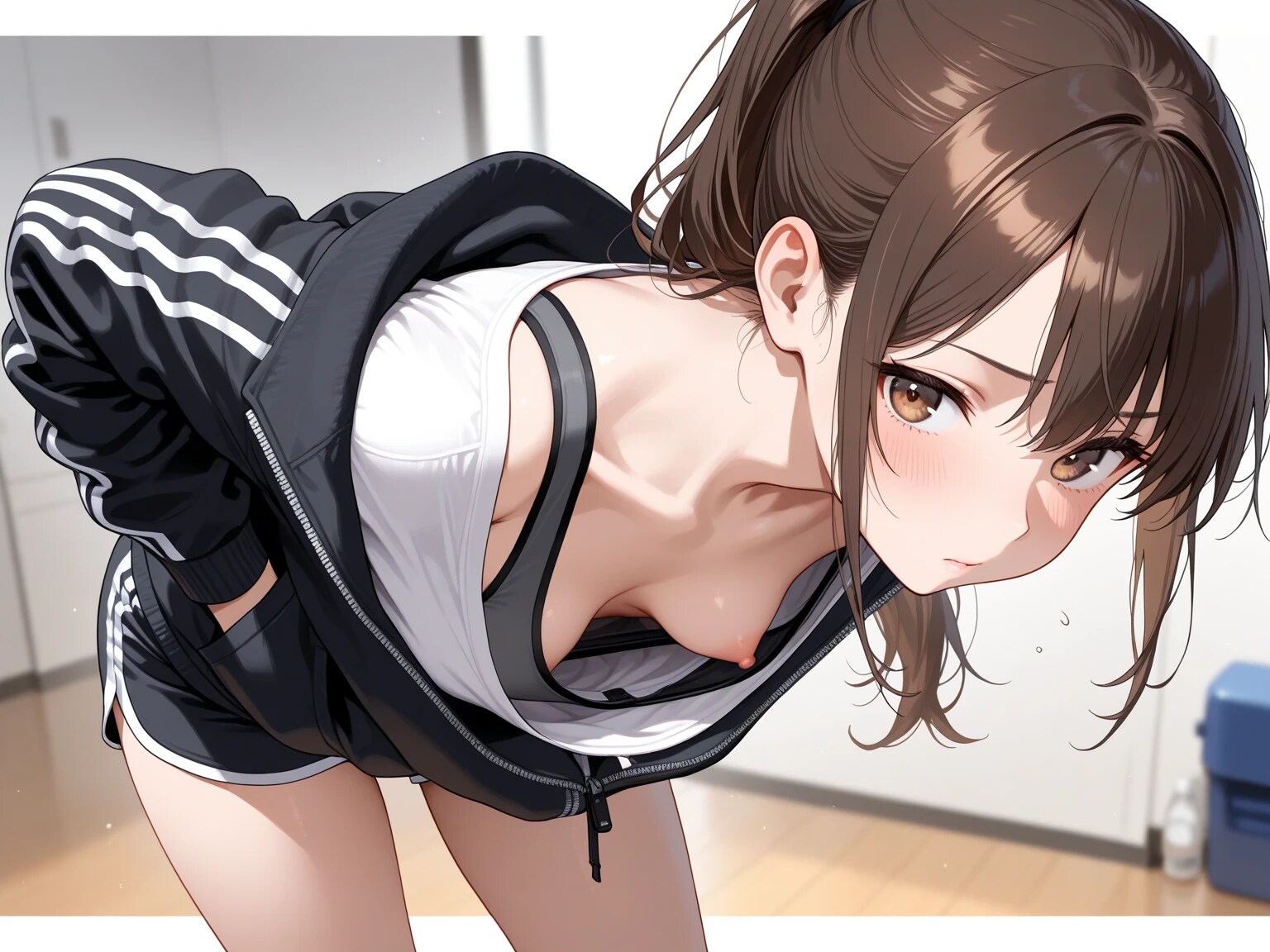 40枚:アスリート胸チラ