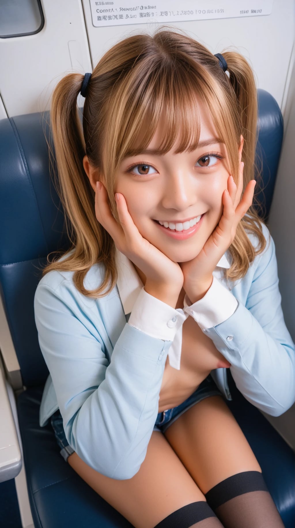 金髪ぱいんアテンダントちゃん〈全体公開〉