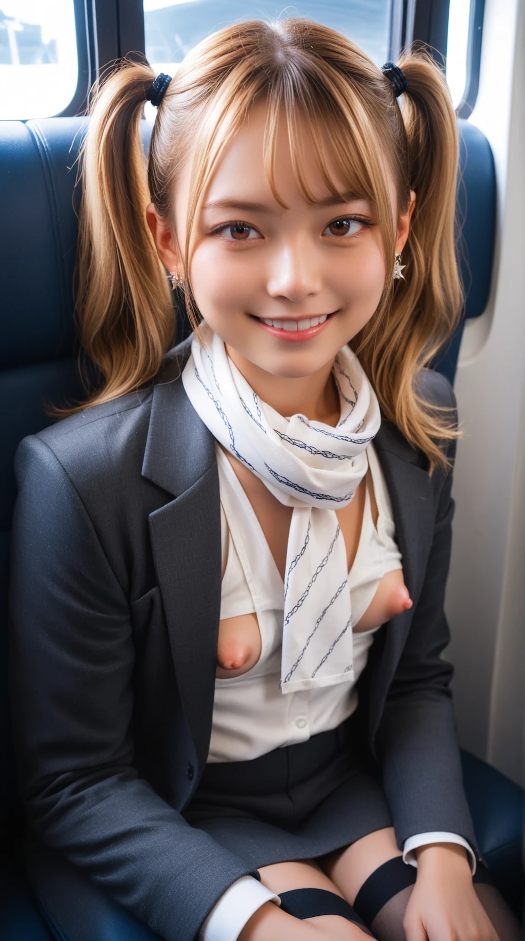 金髪ぱいんアテンダントちゃん〈全体公開〉