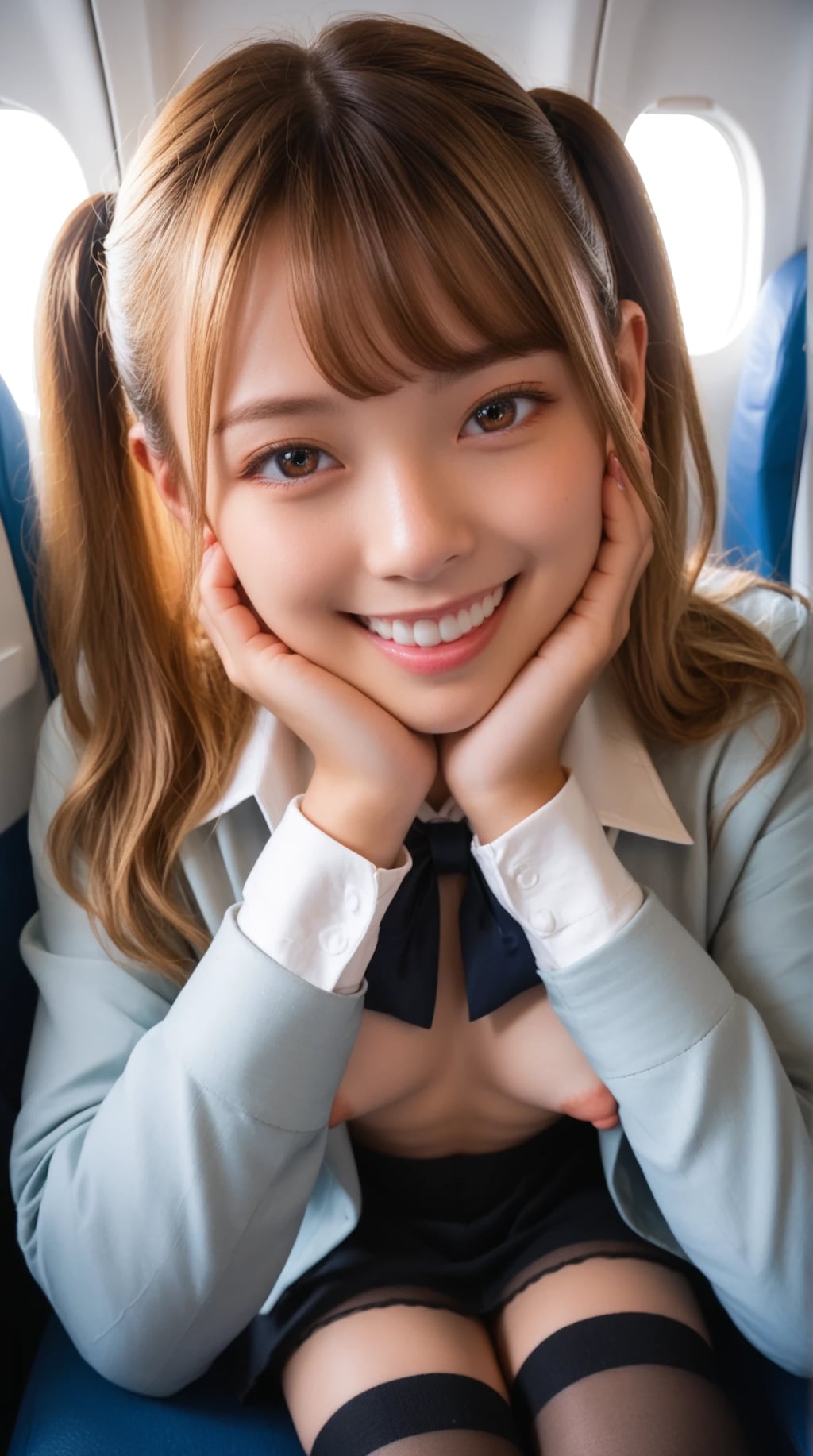 金髪ぱいんアテンダントちゃん〈全体公開〉