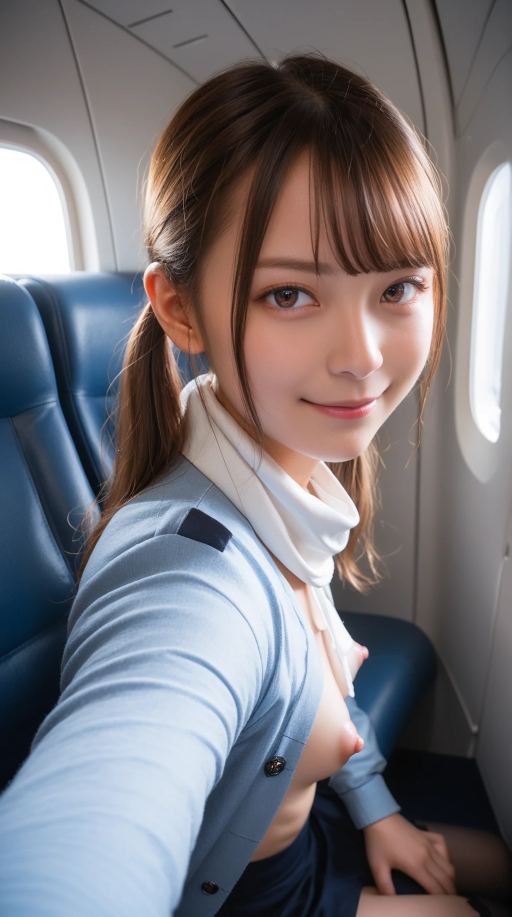 金髪ぱいんアテンダントちゃん〈全体公開〉