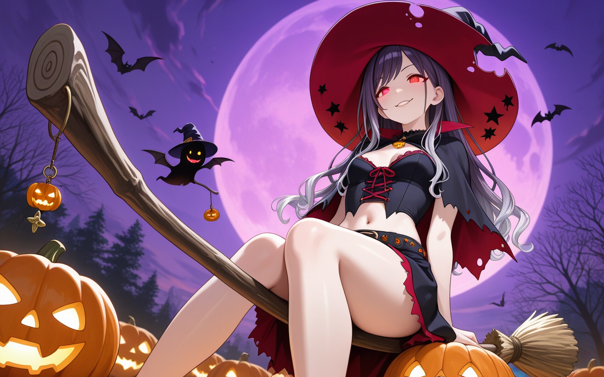 ハロウィンの魔女