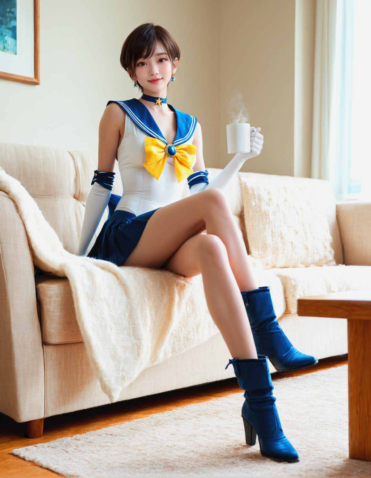 260312P【7枚】朝のリビングにウラヌス降臨。ママ、仕上がりすぎでしょ…😂