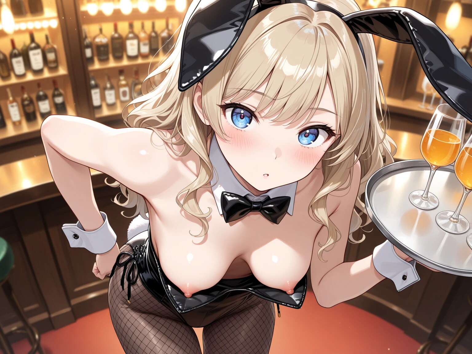 40枚:ポロリはみ乳バニーガール