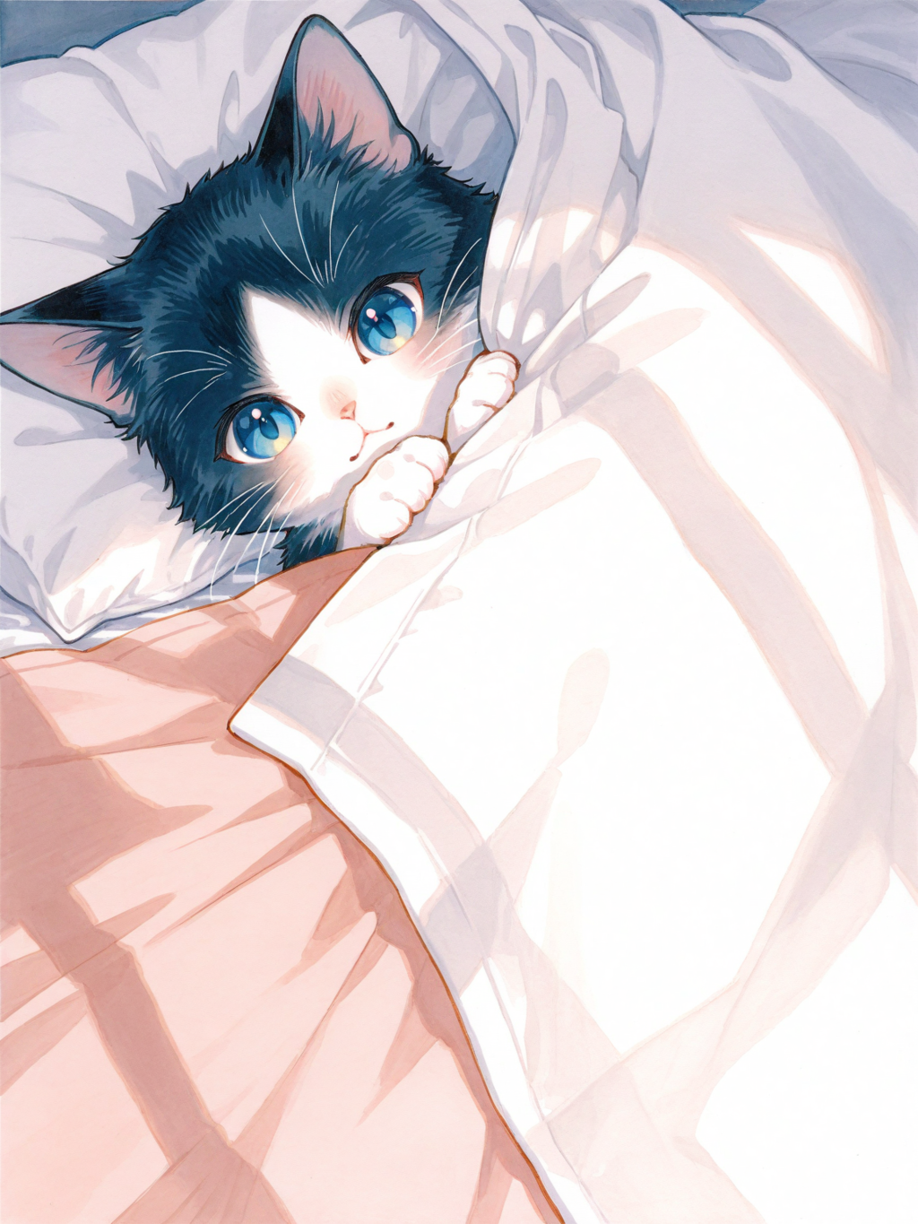 ネコのイラスト試作
