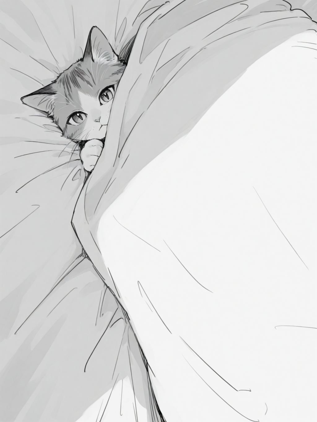 ネコのイラスト試作