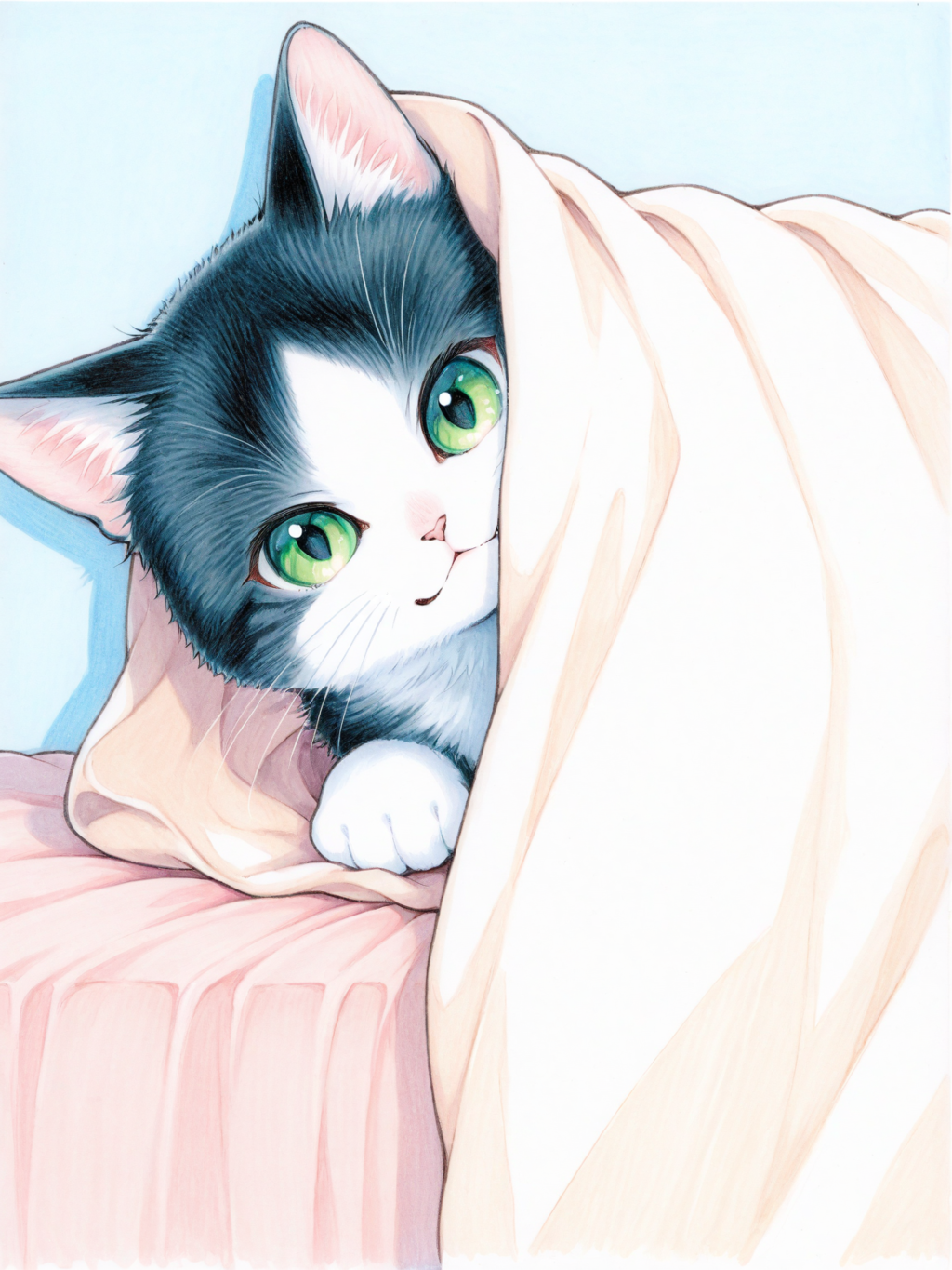 ネコのイラスト試作