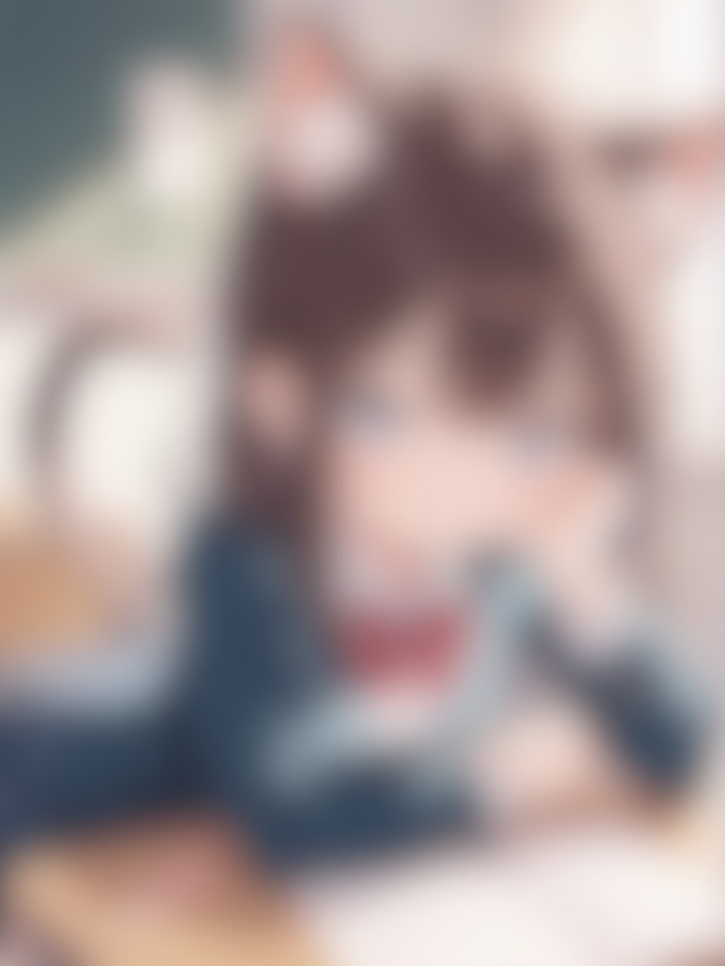 猫耳ストレートちゃんに抜いてもらう　25-06-25