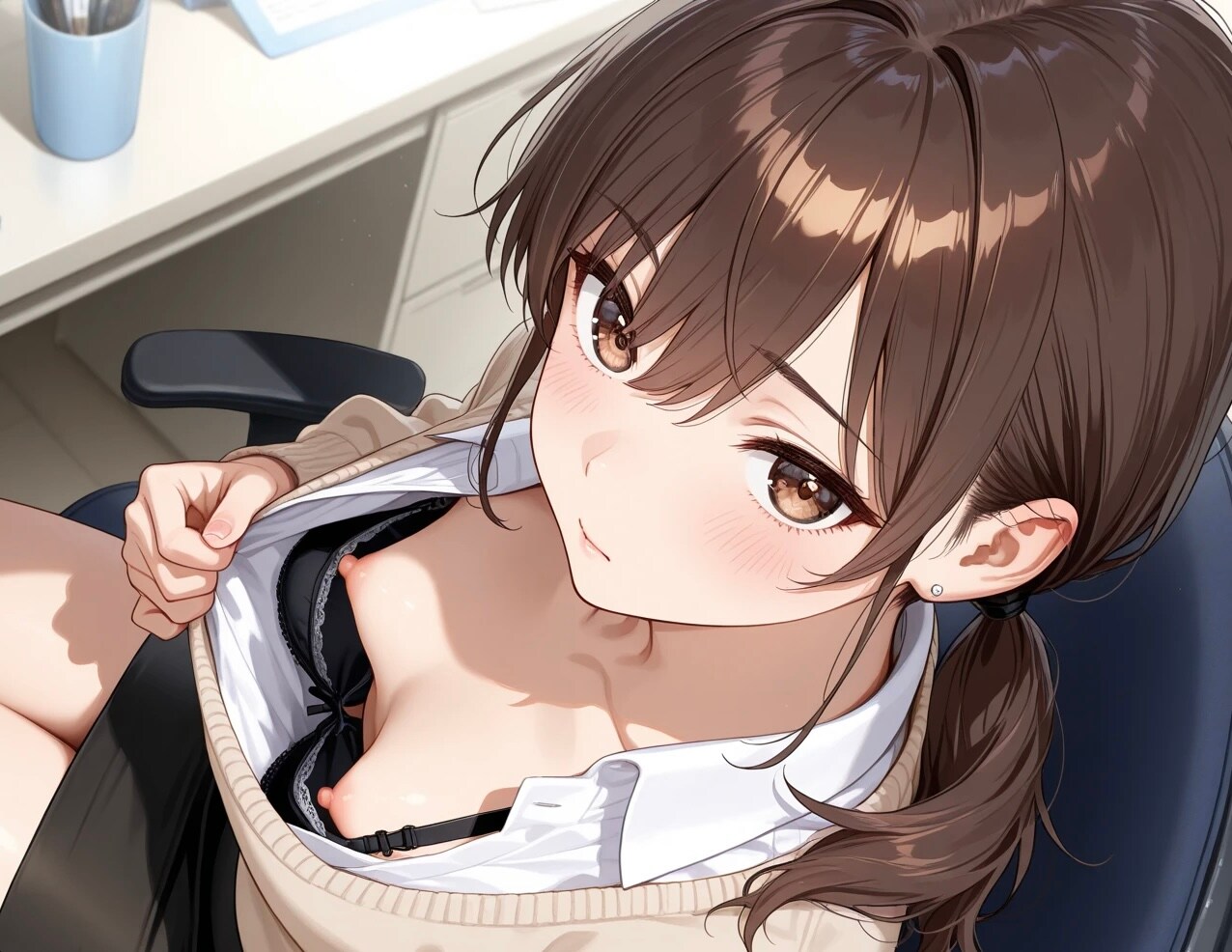 40枚:胸チラのサービスショット寄せ集め