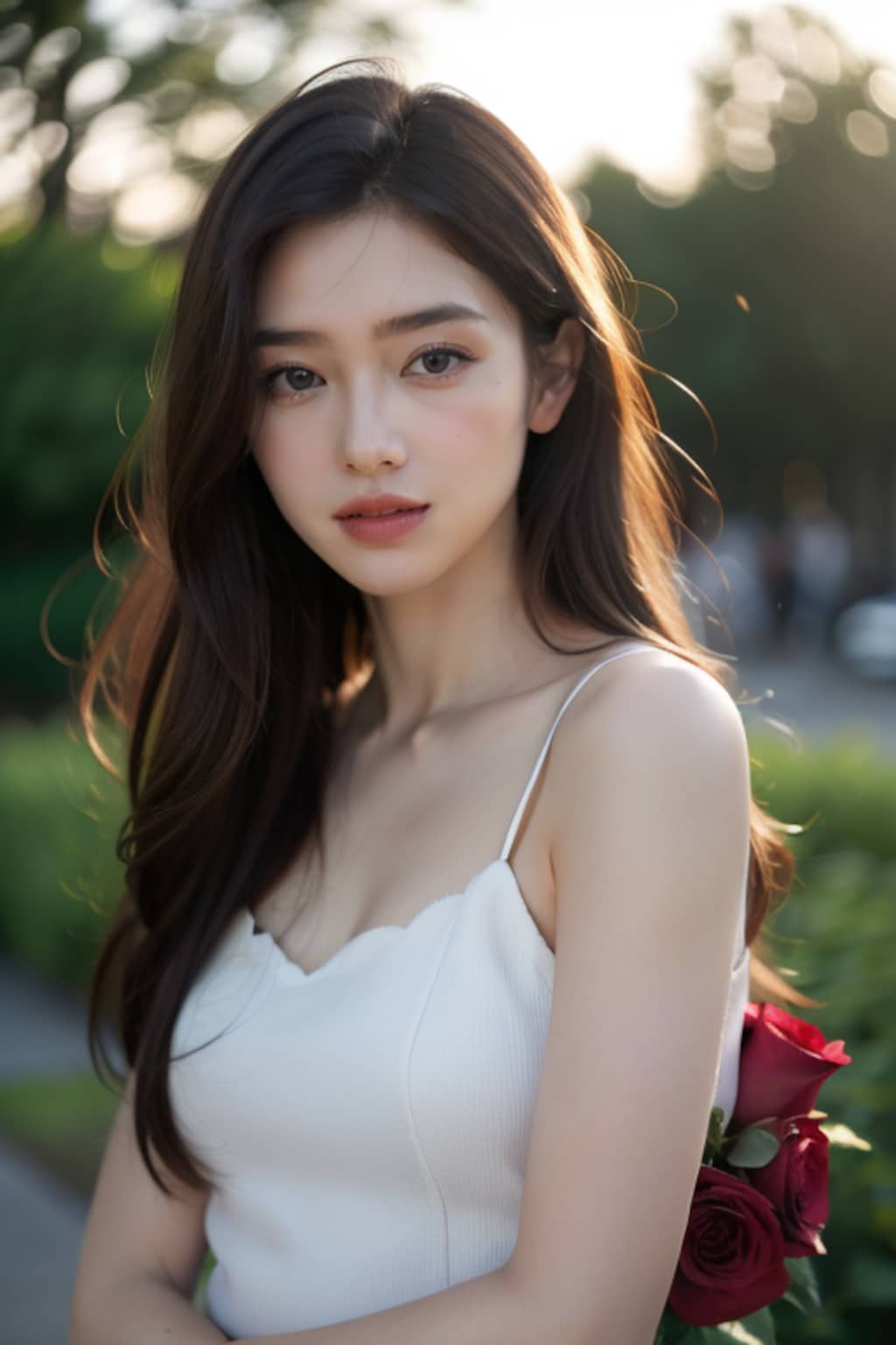 花と顔