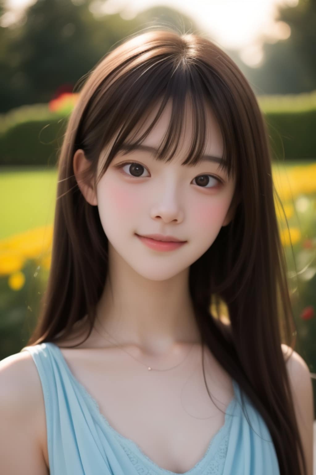 花と顔